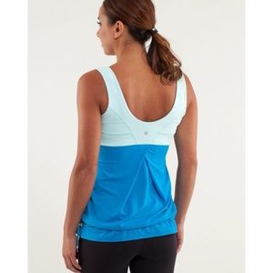 Lululemon Run: Tame Me Tank Beach Blanket Blue / Aquamarine 6